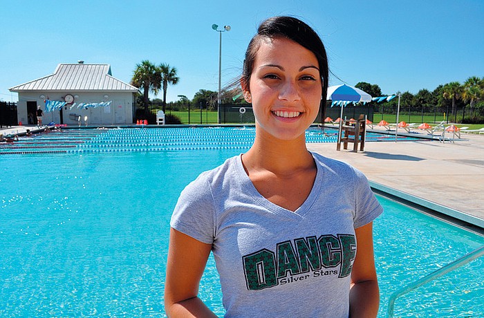 Razan Waliagha took first place in a tri-meet against St. Stephens Episcopal and Manatee High schools Sept. 29.