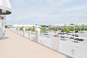 A view from the balcony of the second floor, outside the city offices in City Marketplace (File photo)