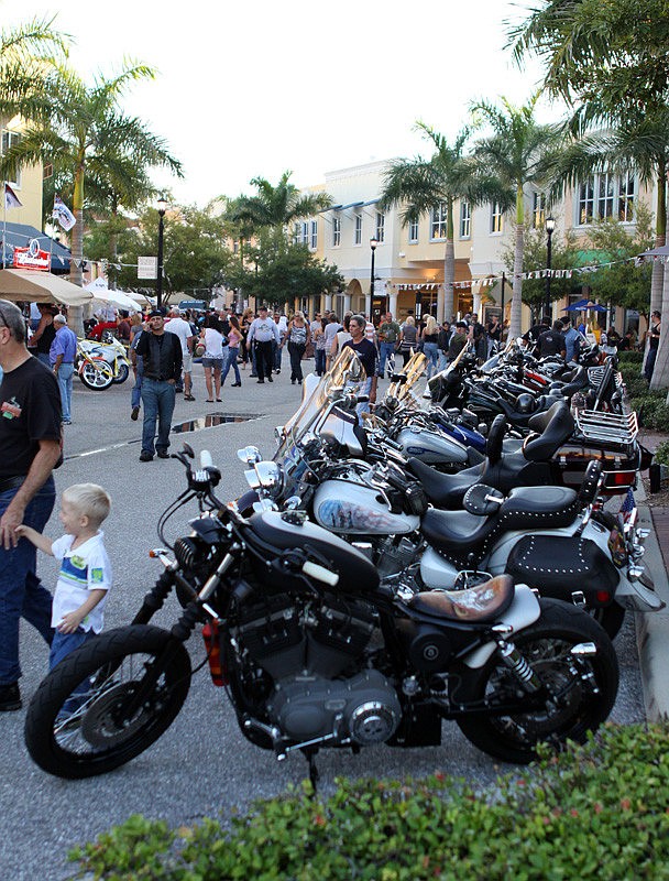 Motorcycles took over Lakewood Ranch Main Street.