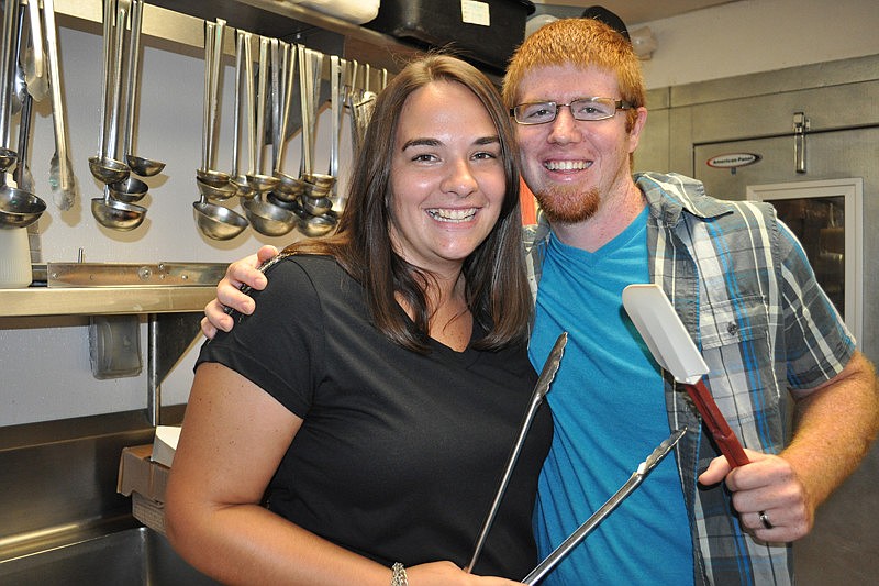 Lorraine and Cory Collins share a passion for food and cooking.
