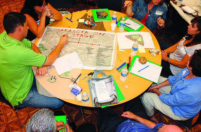 More than 100 participants gathered Saturday at the Church of the Redeemer.