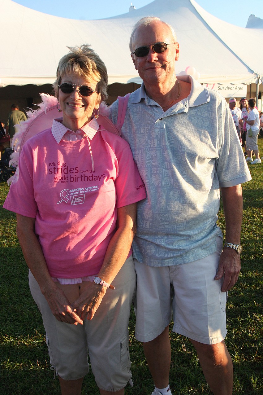 Breast cancer survivor Cheryl Graham and her husband, Gary, live in GreyHawk Landing.