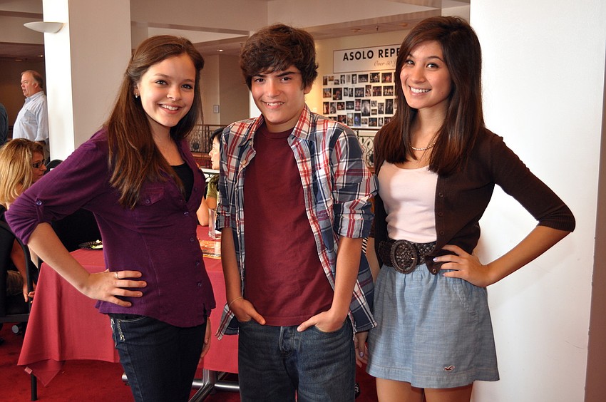 Kelsey Fowler, Zach Rand and Holly Rizzo