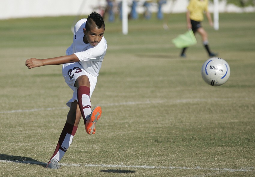Eleven-year-old Ramiro Garza attends Manatee School for the Arts.