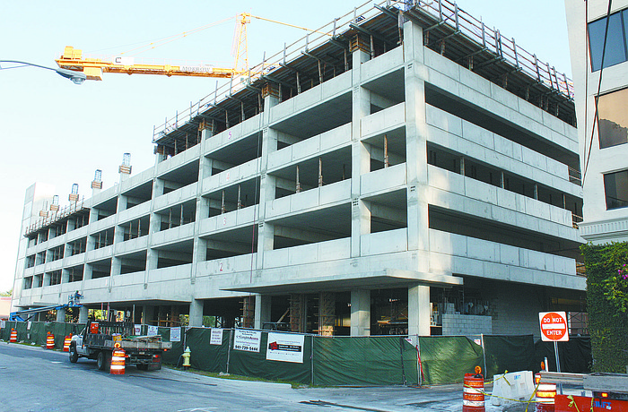 When the Palm Avenue parking garage opens in December, 18 surveillance cameras will keep watch over the people parking their cars inside.