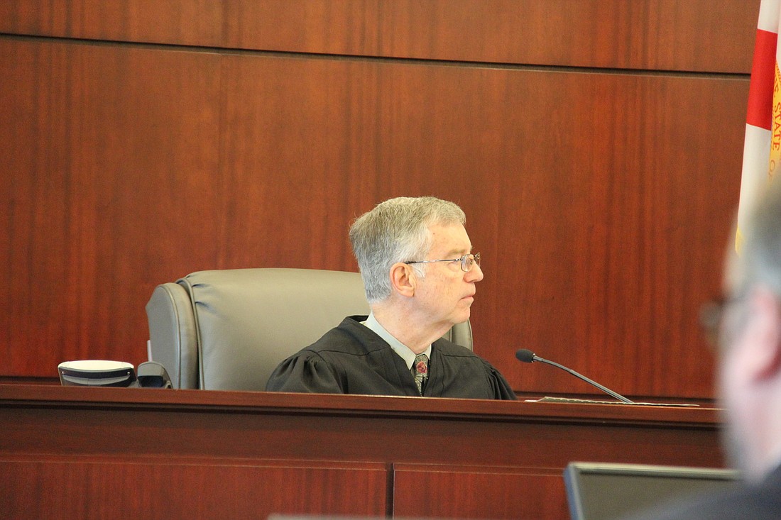 Judge J. David Walsh presided over felony pretrial hearings Wednesday morning. SHANNA FORTIER