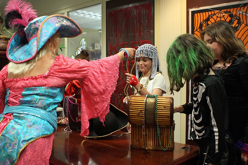 Cathy Koolis suggests that Olivia Kracht, an Egyptian vampire, could use some more beads.