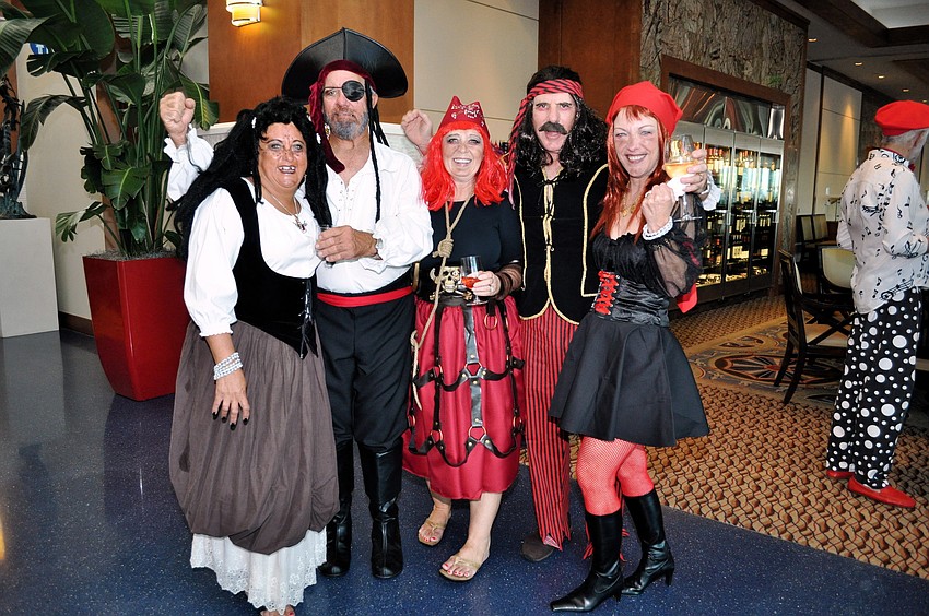 Kay and Bob Goodman and Margaret Churchill with Jeff and Jane Johnson