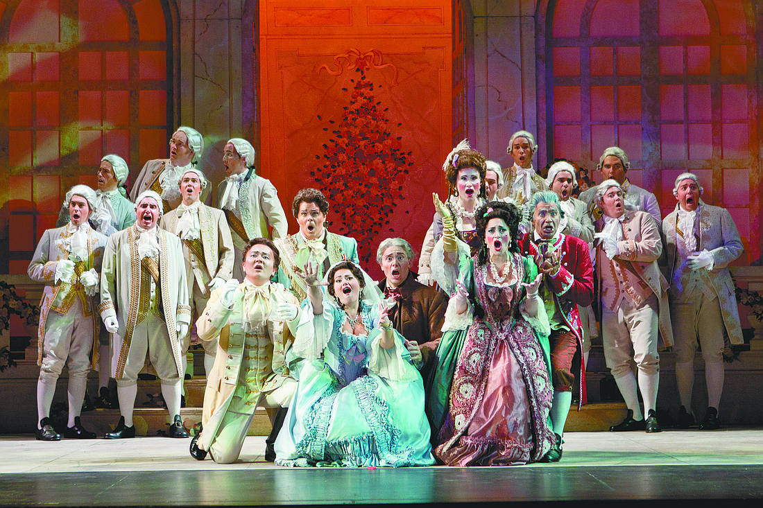 Cast of Sarasota Opera's "La Cenerentola," which runs through Nov. 10.