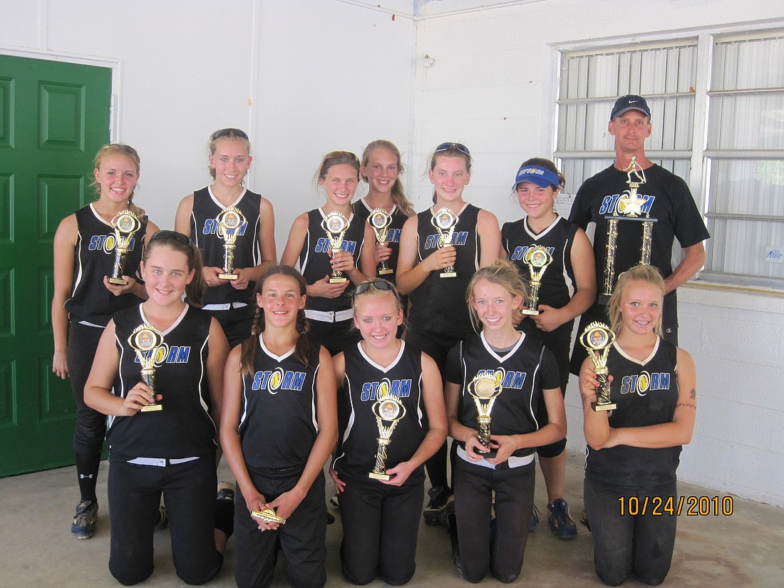 The Suncoast Storm 97 team finished second in their age division.