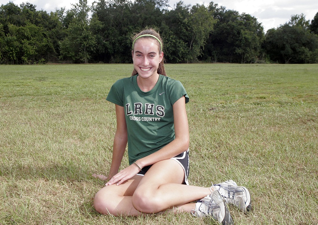 Olivia Ortiz broke her own new school record Oct. 16, finishing in 18:15 at the Pre-State Invitational.