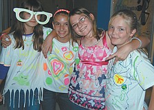 Janelle Silva, Hannah Oesincs, Mackenzie Moritz and Cassie Wilson danced the night away.