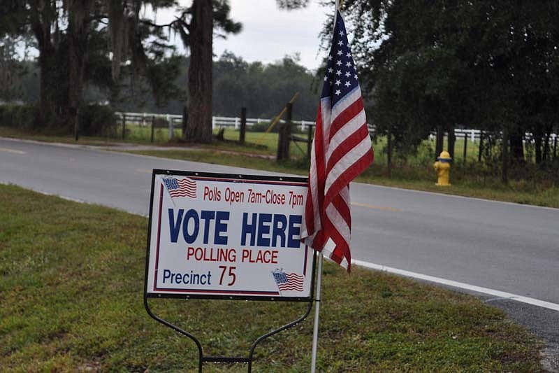 Polls opened at 7 a.m., this morning.