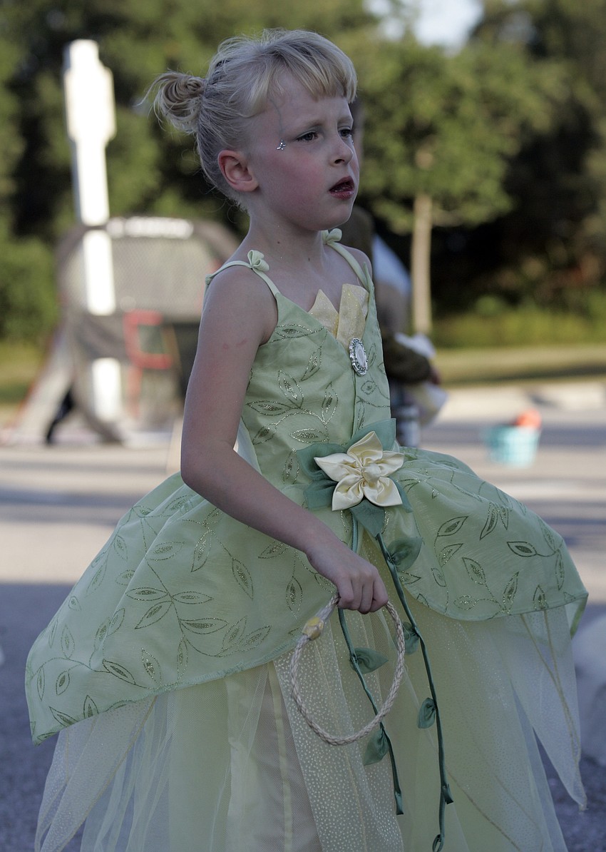 Six-year-old Hadley Keck's favorite Disney princess is Belle.