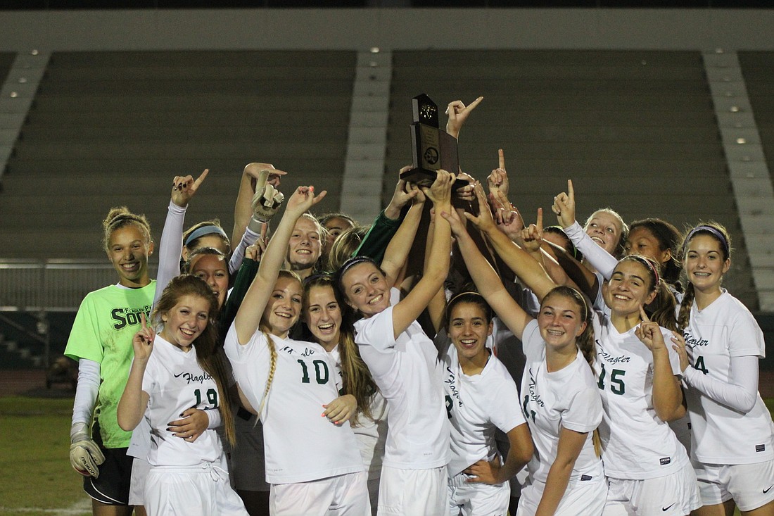 Flagler Palm Coast won its second straight district title with a 5-0 win over University on Friday night. Next up: state playoffs. (Photos by Andrew O'Brien)