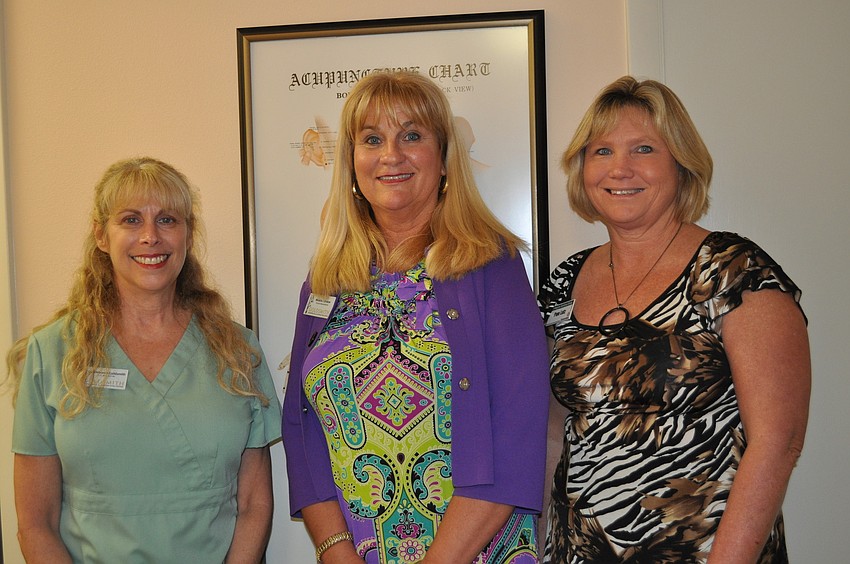 Dr. Deborah Goldsmith, Melanie Brokaw and Pam Lutz