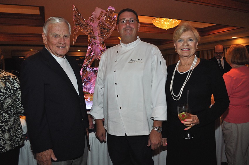 Co-Chairs Bill and Joyce Steele with Chef Joe Santangini