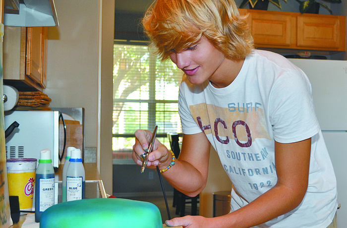 The oddest cake request Cameron Curry has received is a dog cake. "It was weird, but I couldn't wait to do it. My dog at home knocked it off the counter, and I ended up making it three times."