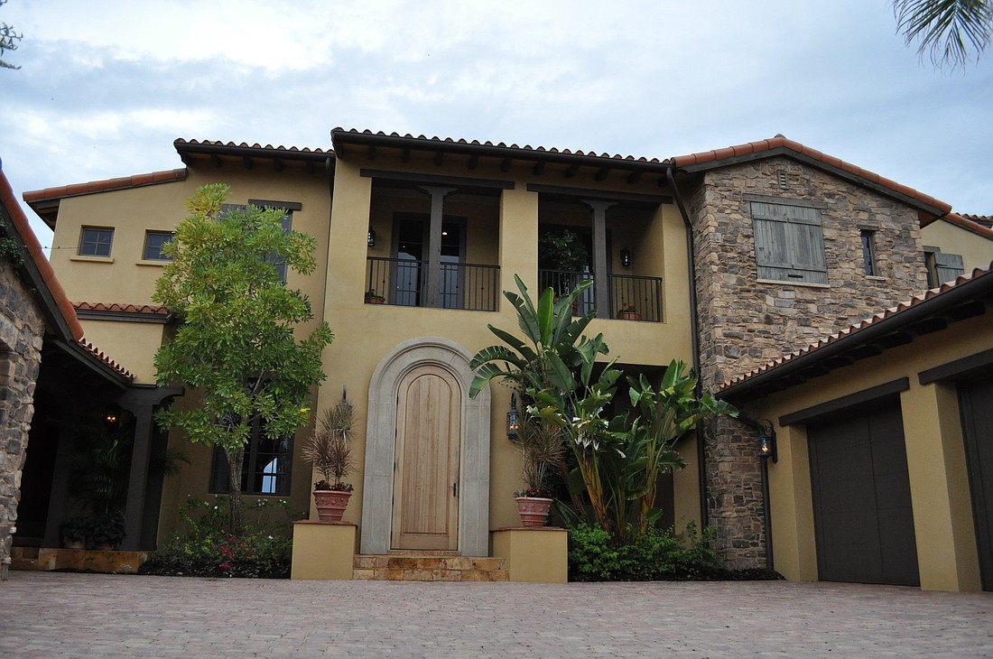 The custom-home Avena model is 5,537 square feet in size.