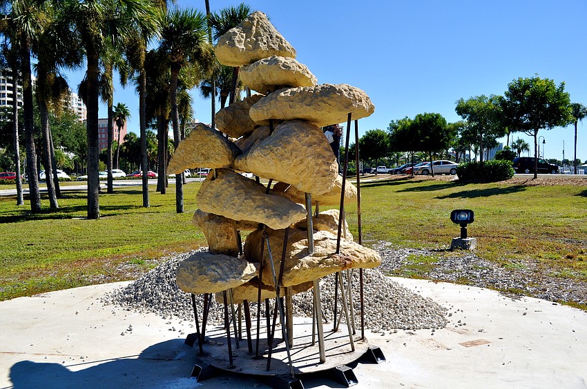 Neither Season of Sculpture nor builders could be reached to identify the sculpture.