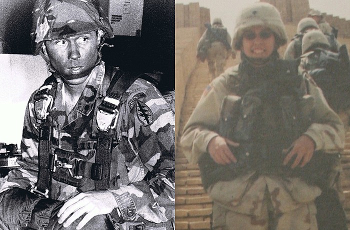 Martin Von Cannon, left, and his wife, Deb, both have served the country in the U.S. Army.