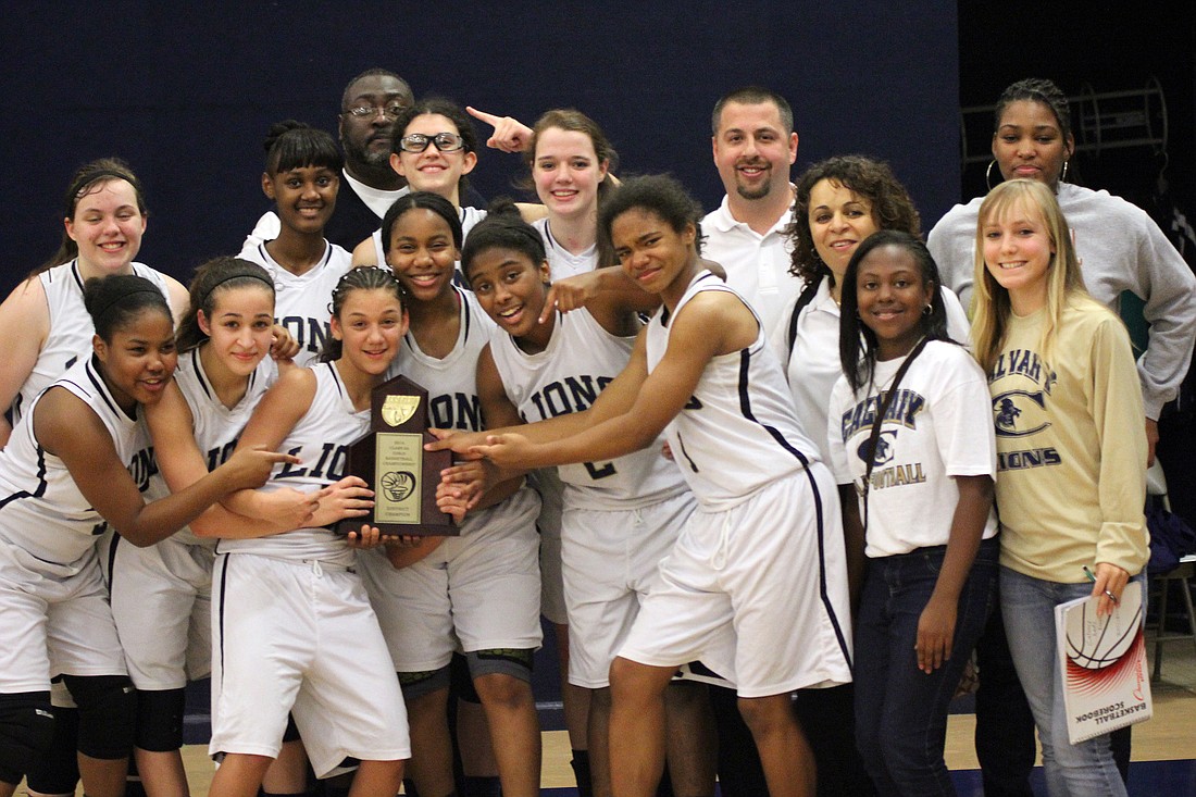 This was the school's second district championship for girls basketball. PHOTOS BY SHANNA FORTIER