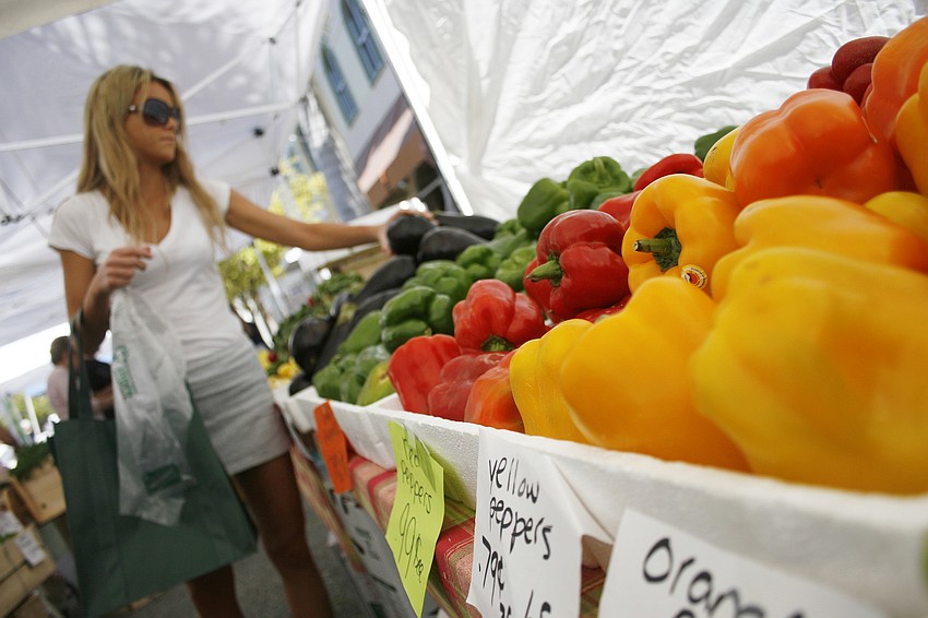 Market-goers chose from a wide variety of fresh produce at Lakewood Ranch's Farmers Market Nov. 13.