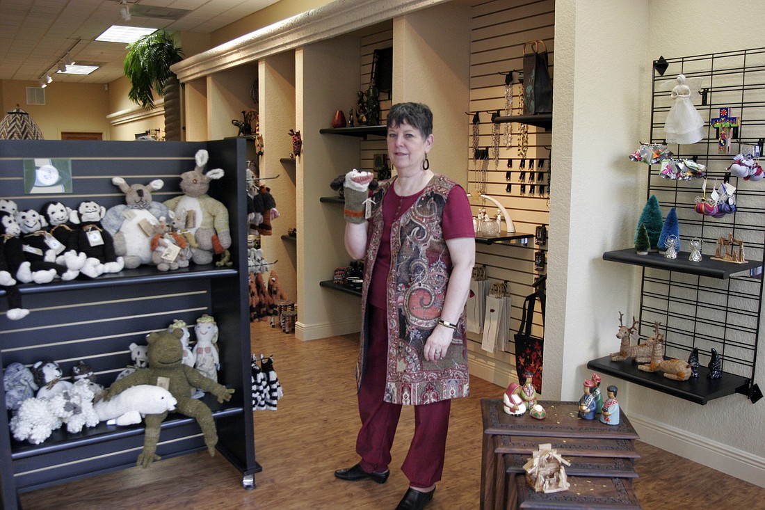Artisans' World Marketplace president Sandy Ramsey said the store represents artisans from more than 60 countries across the world.