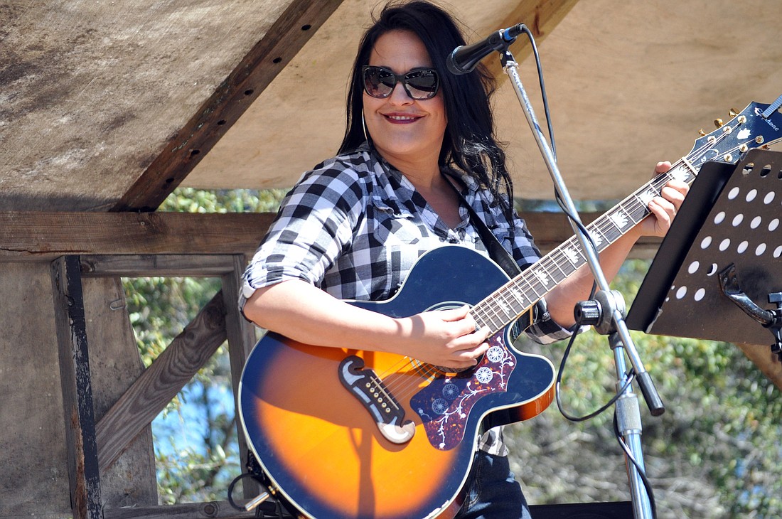 Gina Cuchetti, of The Afterwhile, performed at the festival. (Photo by Shanna Fortier)