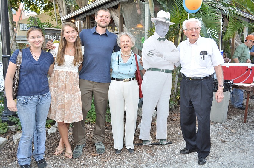 Alex Stieff, Caroline Calloway, and Lorin, Harriet and Lorin Stieff with 