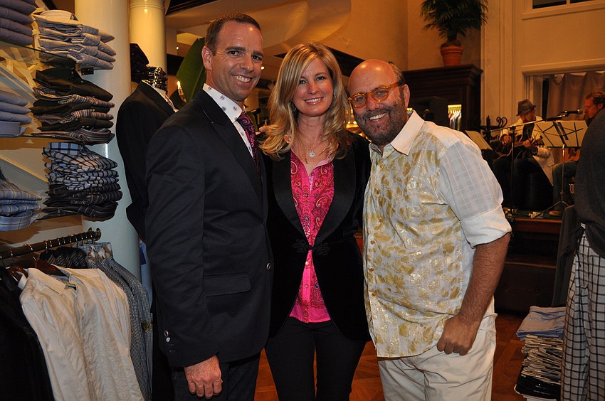 Geoffrey and Brenda Michel with Robert Stock