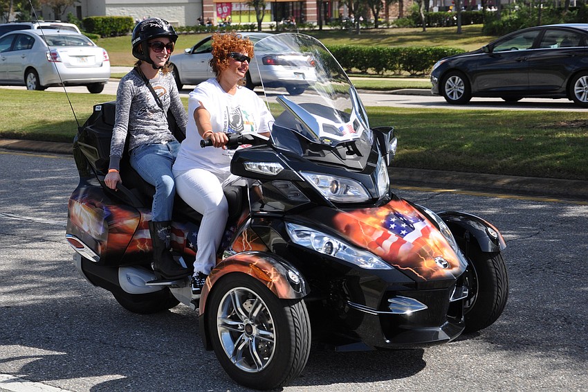 Bikers showed their support for Kids by the Sea at this year's Teddy Bear Run.