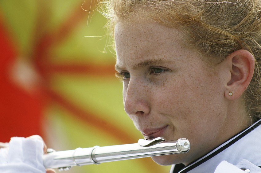 Sarah Persails performed on the flute.