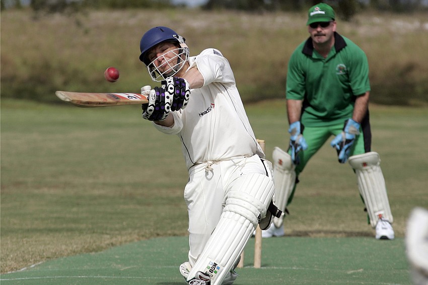 Batsman Alan Cope scored several points for his team throughout the tournament.