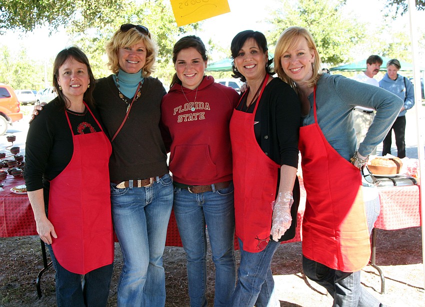 Lori Anderson, Mary Fiorini, Annie Skokos, Michelle Skokos and Jacquie Pfeiffer