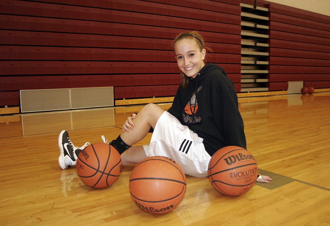 Caitlyn Benedetto point guard is averaging a little more than 18 points a game.