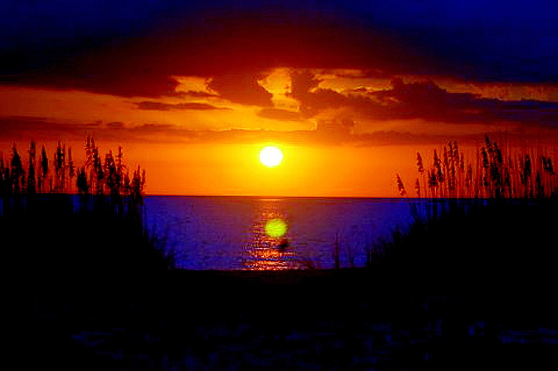 Neil Blume submitted this sunset photo, taken at Whitney Beach.