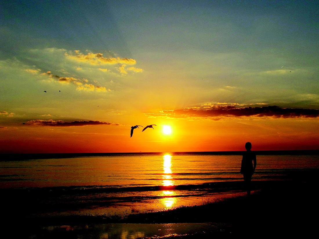 Joseph S. Levine submitted this sunset photo, taken at the Bay Isles Beach Club.