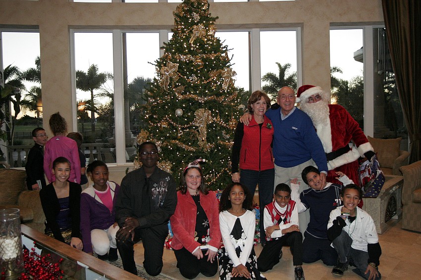 Lakewood Ranch residents Dick and Lorraine Vitale are blessed to be able to spread Christmas cheer to underprivileged children.