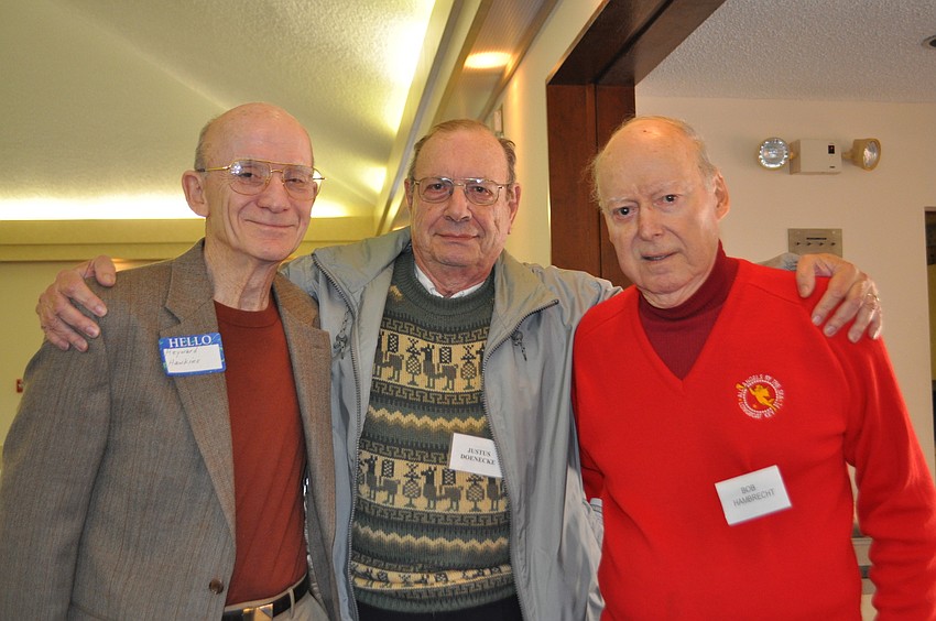 Heyward Hawkins, Justus Doenecke and Bob Hambrecht
