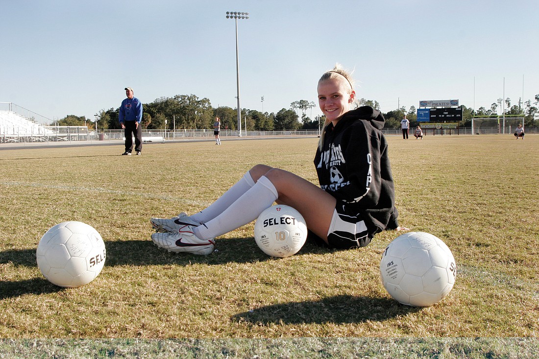 After a concussion kept her off the field for nearly seven months, senior midfielder Rachel Hassen is happy to finally be playing soccer again for Braden River.