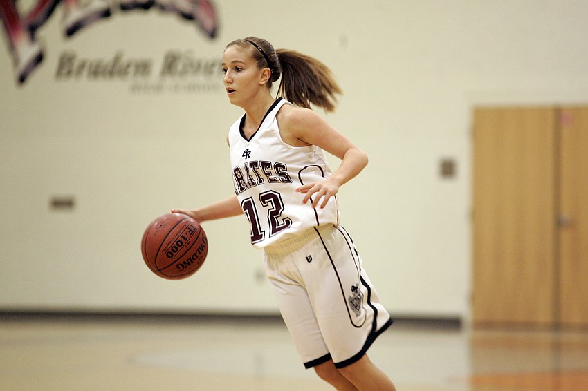 Senior Caitlyn Benedetto led the way for Braden River with 14 points.