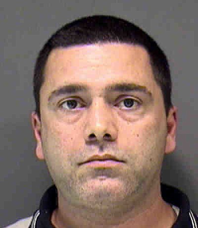 Ernest Couvertier, 42, was arrested for stabbing a man in the face after a road-rage incident.