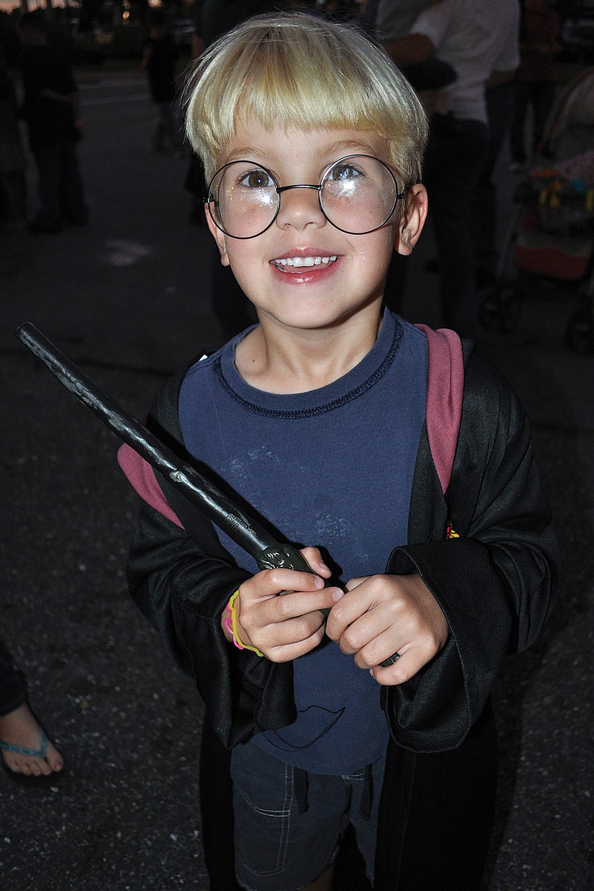 Clayton Dees, 4, had a blast at Little Bookworms' Harry Potter party. Published Nov. 25.