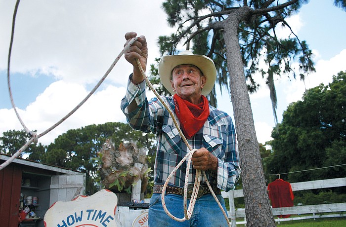 Cowboy Hub Hubbell was among those featured in The Observer Group's Slice of Americana July 4 special section. Published July 1.