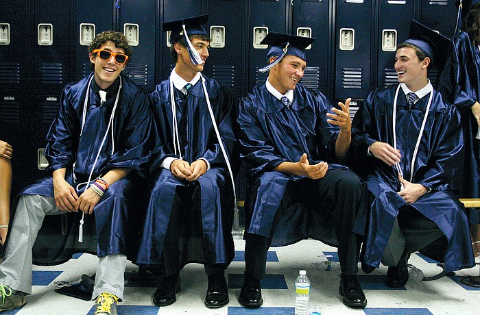 ODA seniors StevenÃ¢â‚¬Ë†Freund, Kevin Frey, Jonathan Grathwohl and Zachary Balit celebrated in style at the school's Commencement. Published June 10.