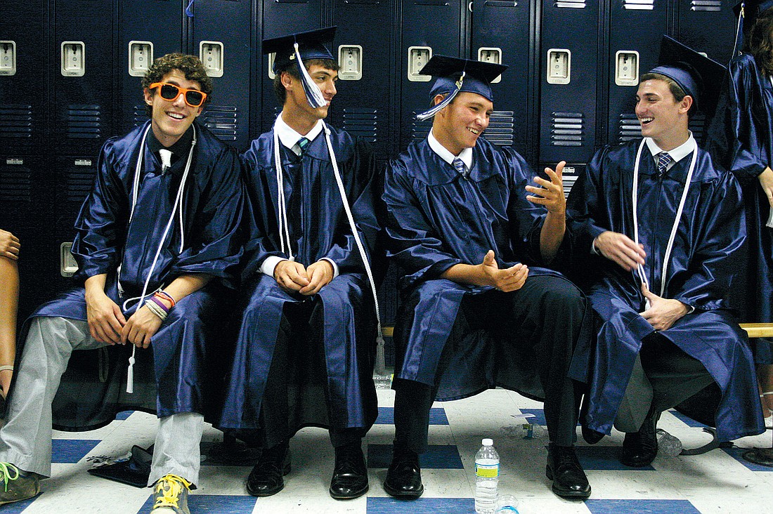 ODA seniors StevenÃ¢â‚¬Ë†Freund, Kevin Frey, Jonathan Grathwohl and Zachary Balit celebrated in style at the school's Commencement. Published June 10.
