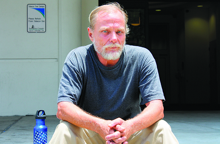 Joel Murrill, homeless for more than two years, took advantage of an incredible set of coincidences to create a new life for himself.