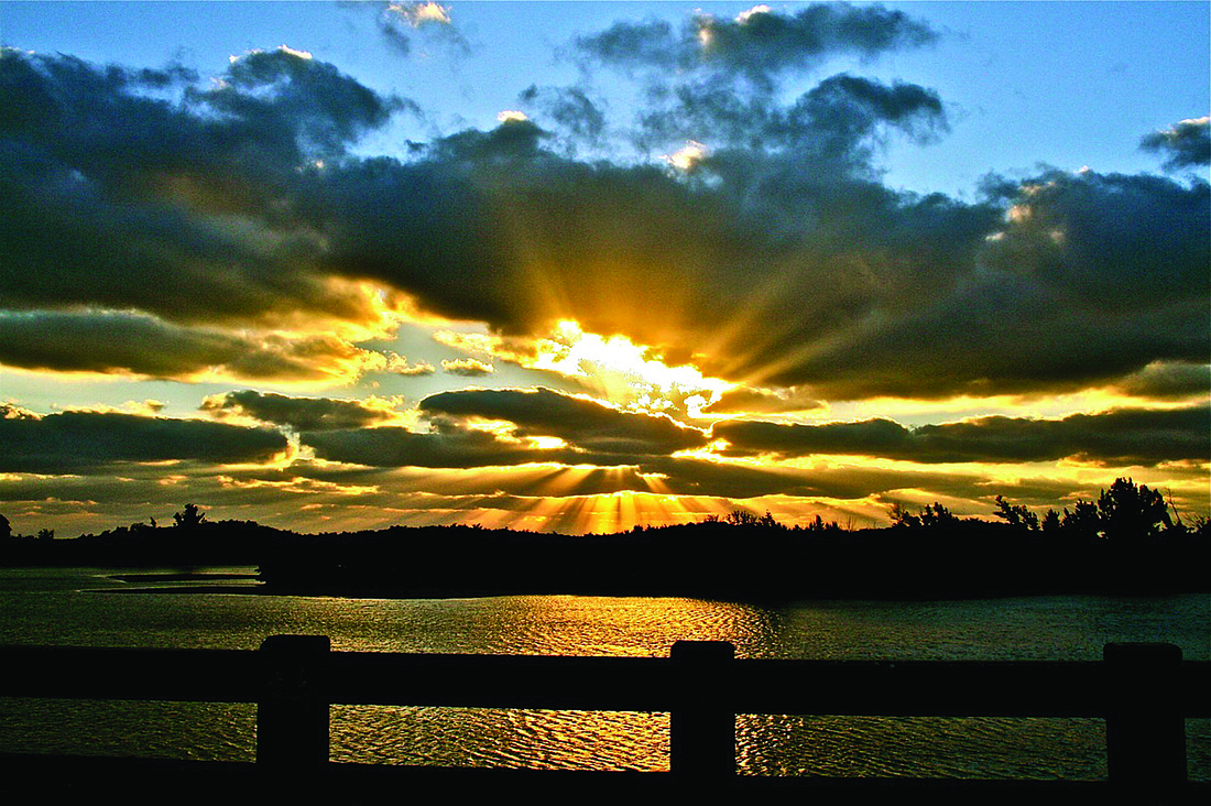 Joy Fitzpatrick submitted this sunset photo, taken on a chilly December night on the Longboat Pass Bridge on the north end of the Key.