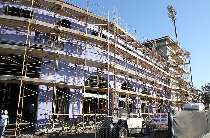 The Baltimore Orioles will play their first game March 1 in the revamped Ed Smith Stadium.